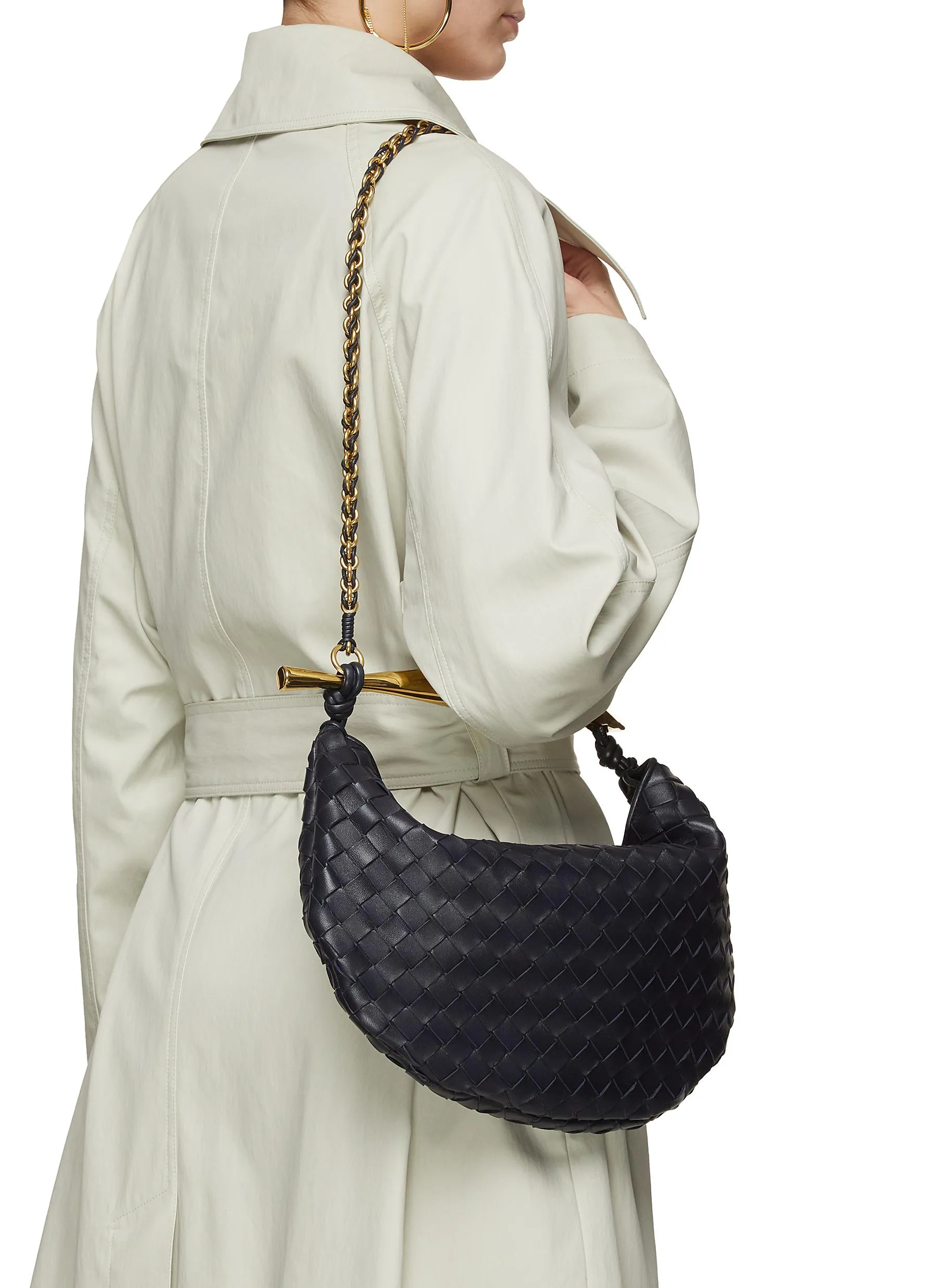 -----------BOTTEGA VENETA  ---- ------------ ----Small Sardine Intrecciato Leather Bag --