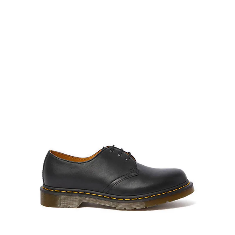 1461 3 Eye Gibson Unisex Shoes- Black Nappa