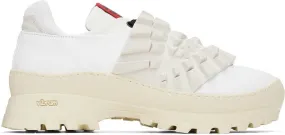 424 White Paneled Sneakers