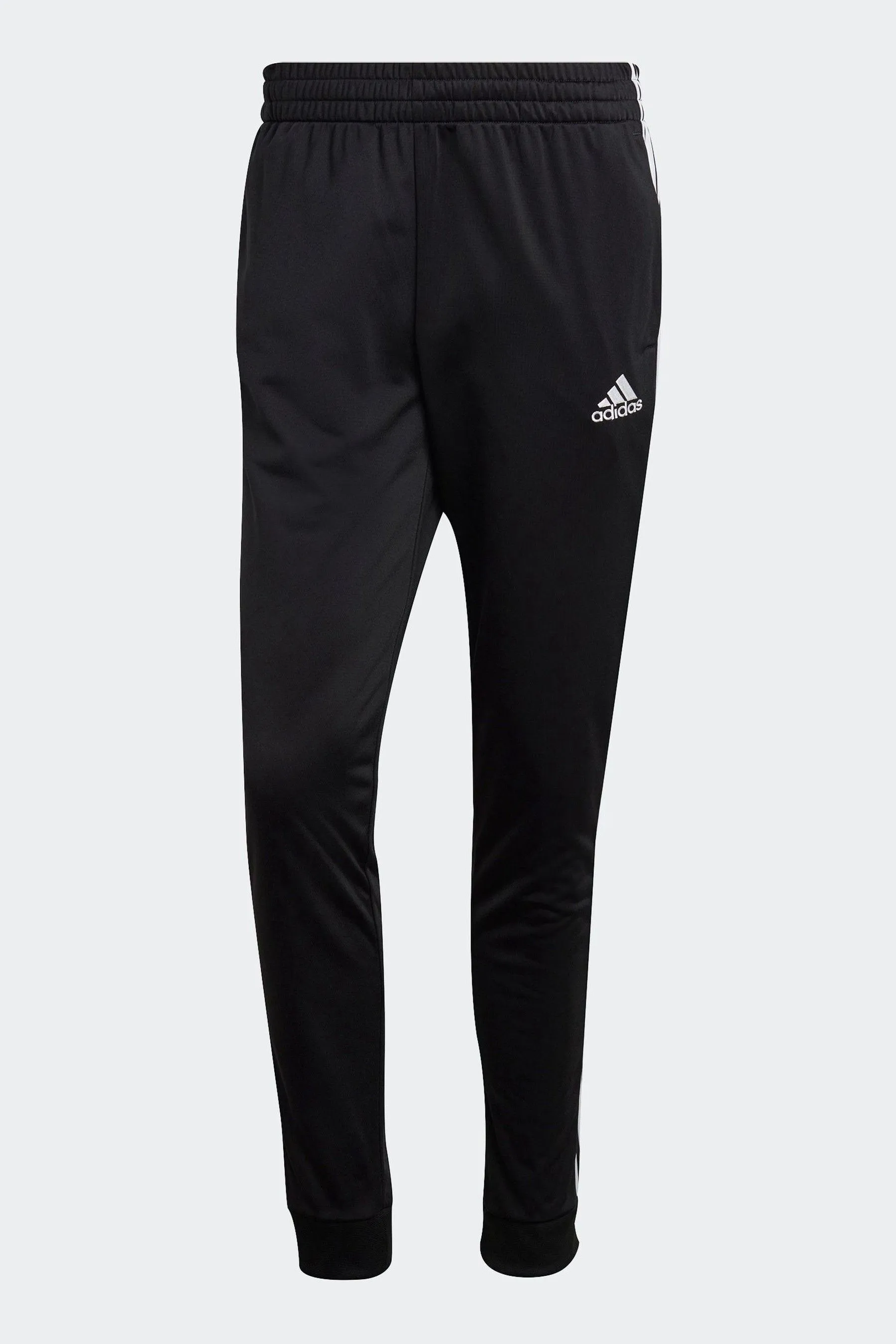 adidas Black Basic 3-Stripes Tricot Tracksuit