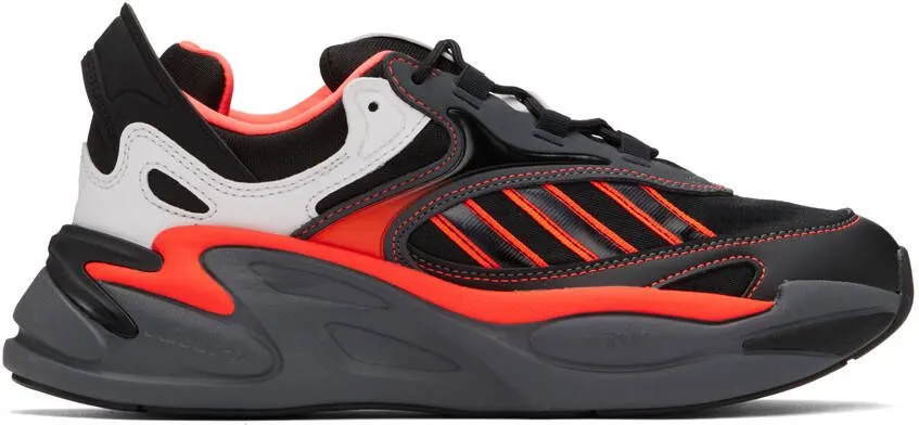 Adidas Originals Black & Red Ozmorph Sneakers