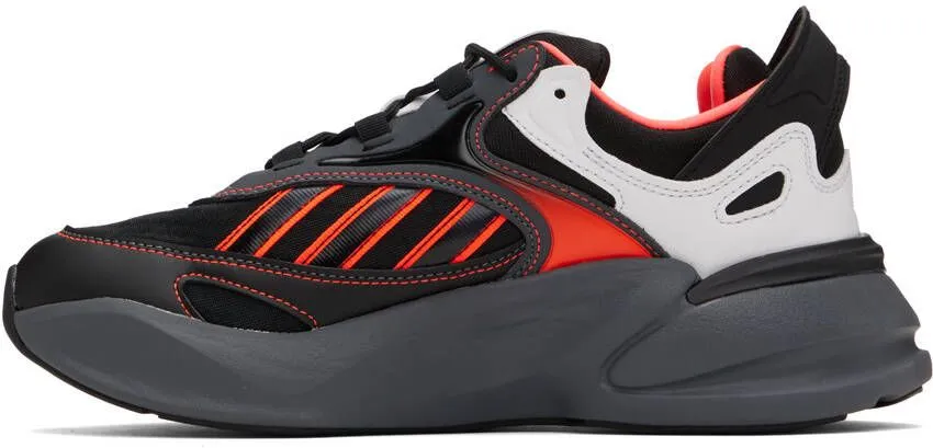 Adidas Originals Black & Red Ozmorph Sneakers