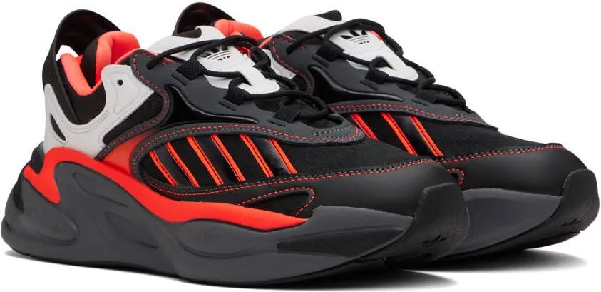 Adidas Originals Black & Red Ozmorph Sneakers