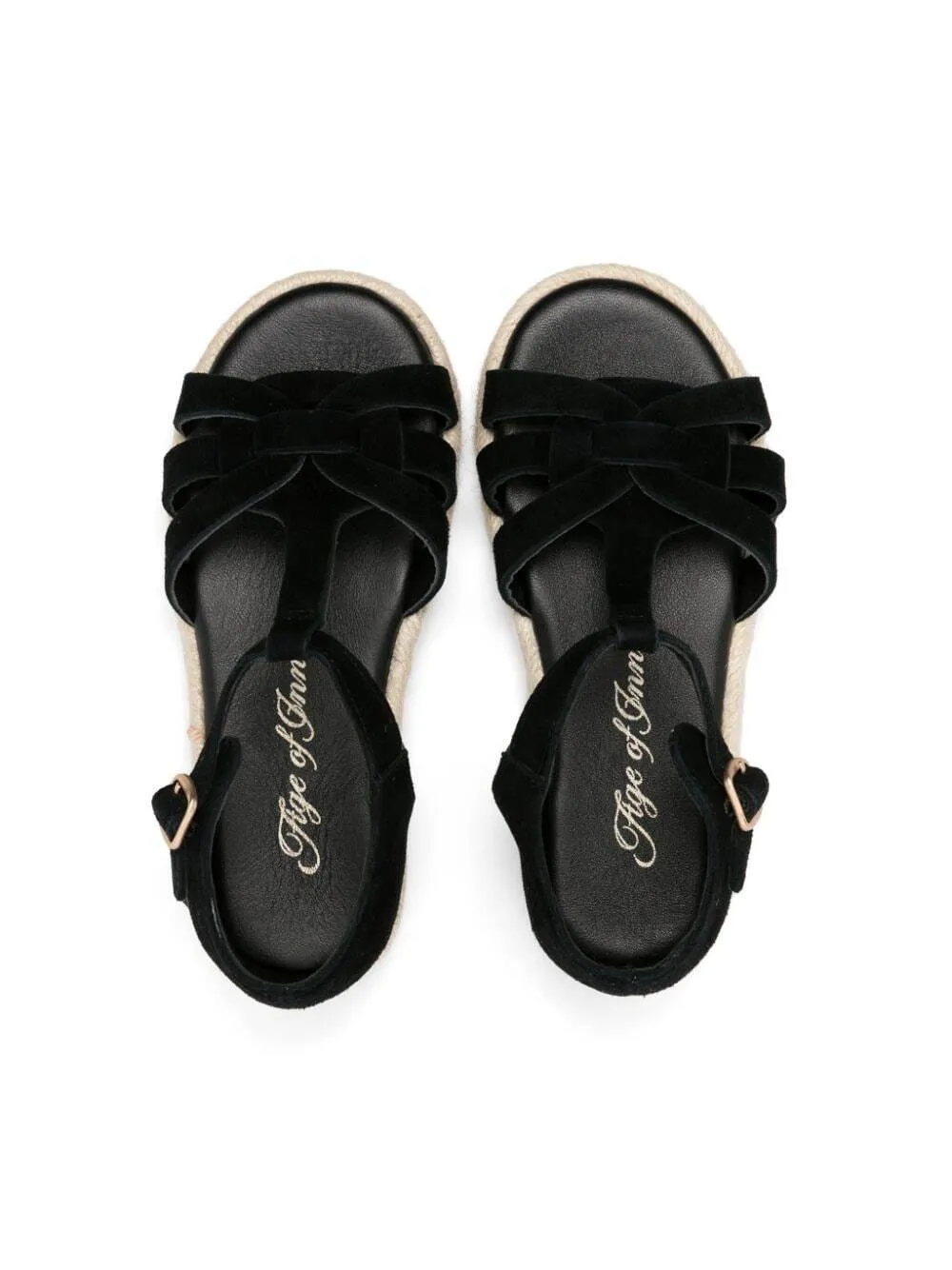 Age of Innocence Patricia 2.0 suede sandals - Black