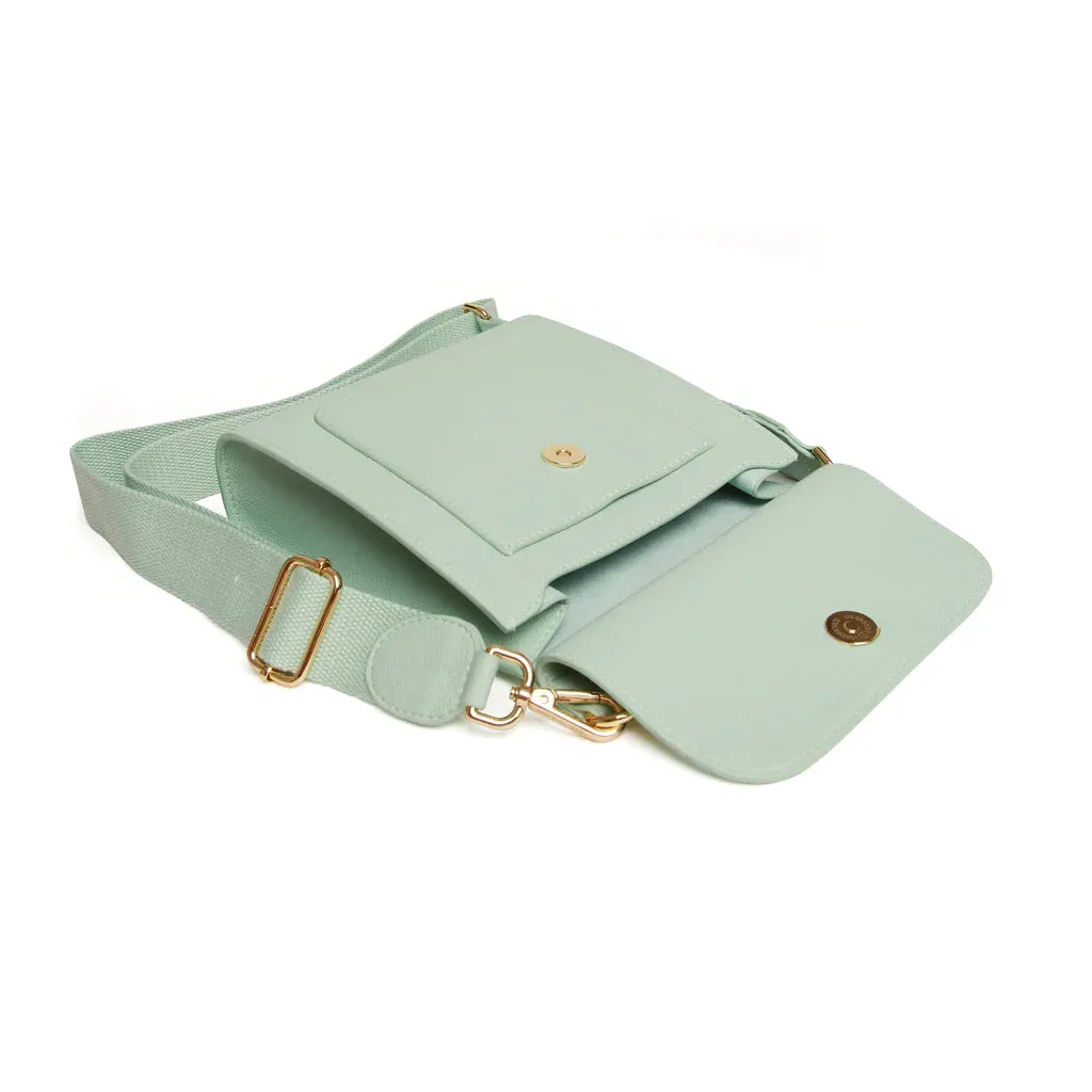 Alice Wheeler Bloomsbury Cross Body Bag Pastel Mint