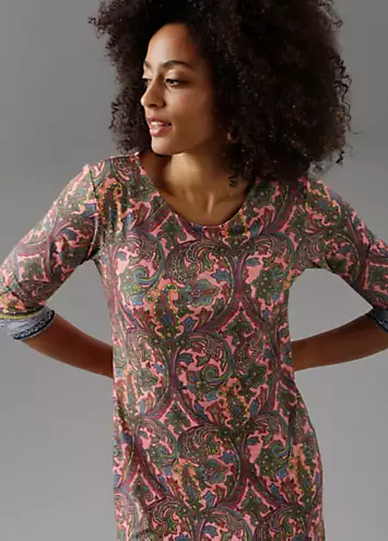 Aniston Selected Printed Tunic Dress | Grattan