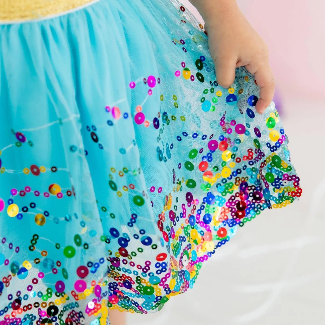 Aqua Confetti Tutu Skirt