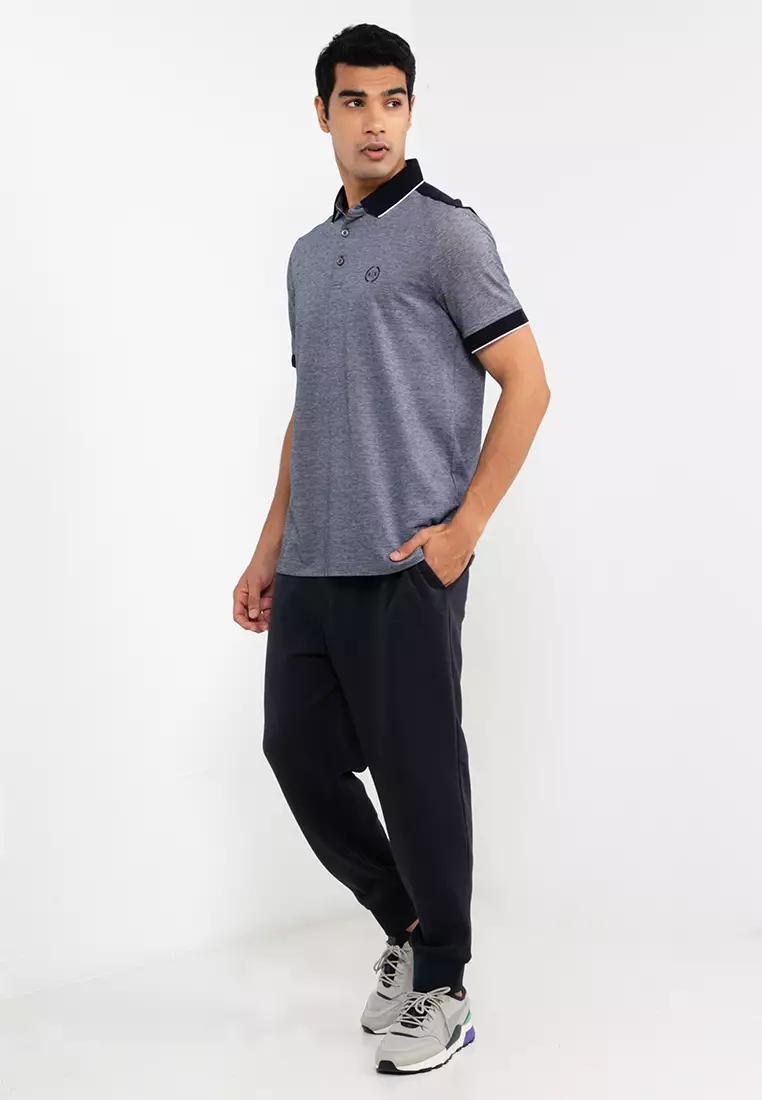 Armani Exchange Colorblock Pique Polo Shirt