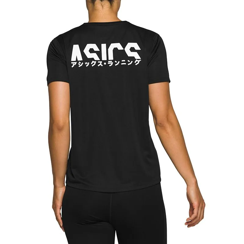 ASICS Women's Katakana T-Shirt Performance Black