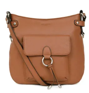 Bag carried by cognac calfskin leather 465005