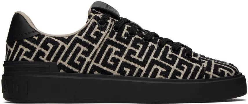 Balmain Black B-Court Sneakers