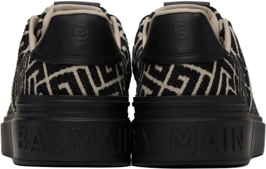 Balmain Black B-Court Sneakers