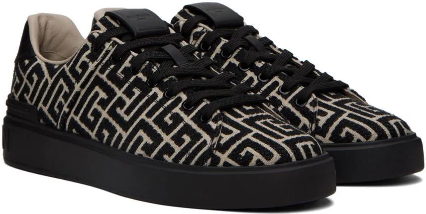 Balmain Black B-Court Sneakers