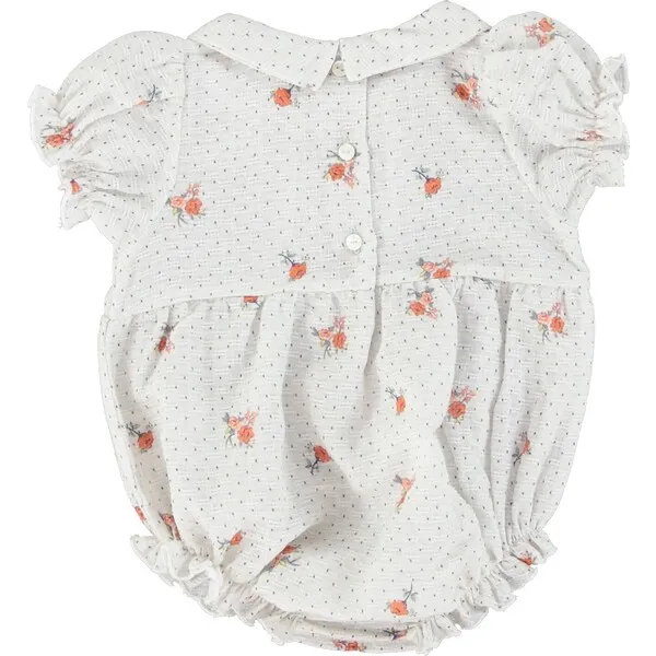 Bebe Organic Bia Romper, Vintage Floral