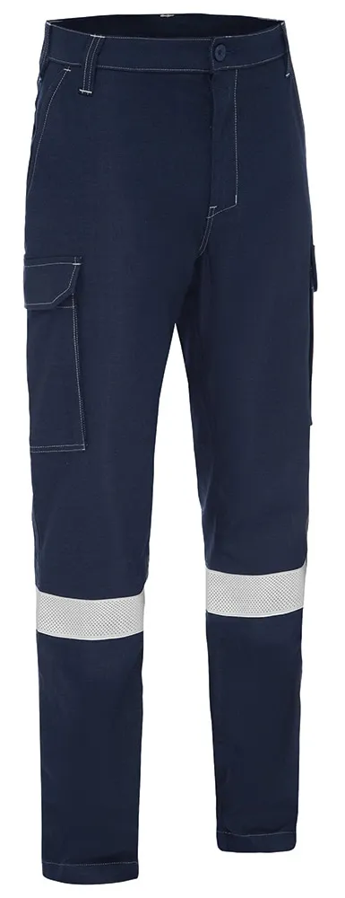 Bisley Workwear BPC8580T Apex 240 - FR PPE2 - Ripstop Cargo Pant - Navy - 72R