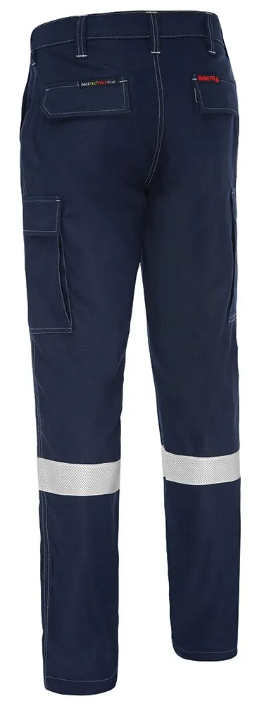 Bisley Workwear BPC8580T Apex 240 - FR PPE2 - Ripstop Cargo Pant - Navy - 72R