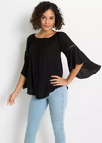 bonprix Appliqué Waterfall Tunic | Grattan