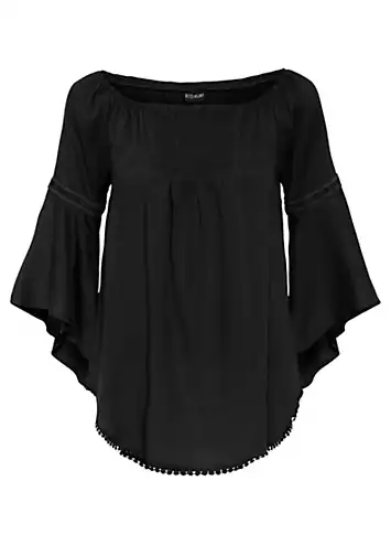 bonprix Appliqué Waterfall Tunic | Grattan