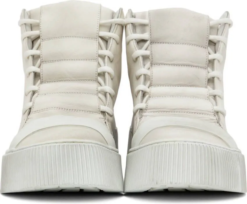 Boris Bidjan Saberi Off-White High Bamba 1.1 Sneakers