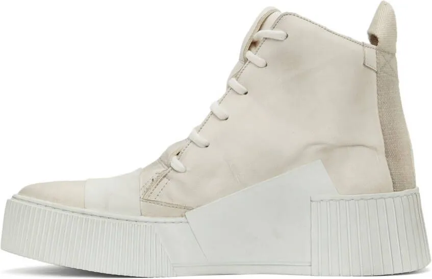 Boris Bidjan Saberi Off-White High Bamba 1.1 Sneakers