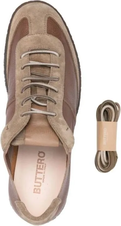 Buttero Crespo leather sneakers Brown