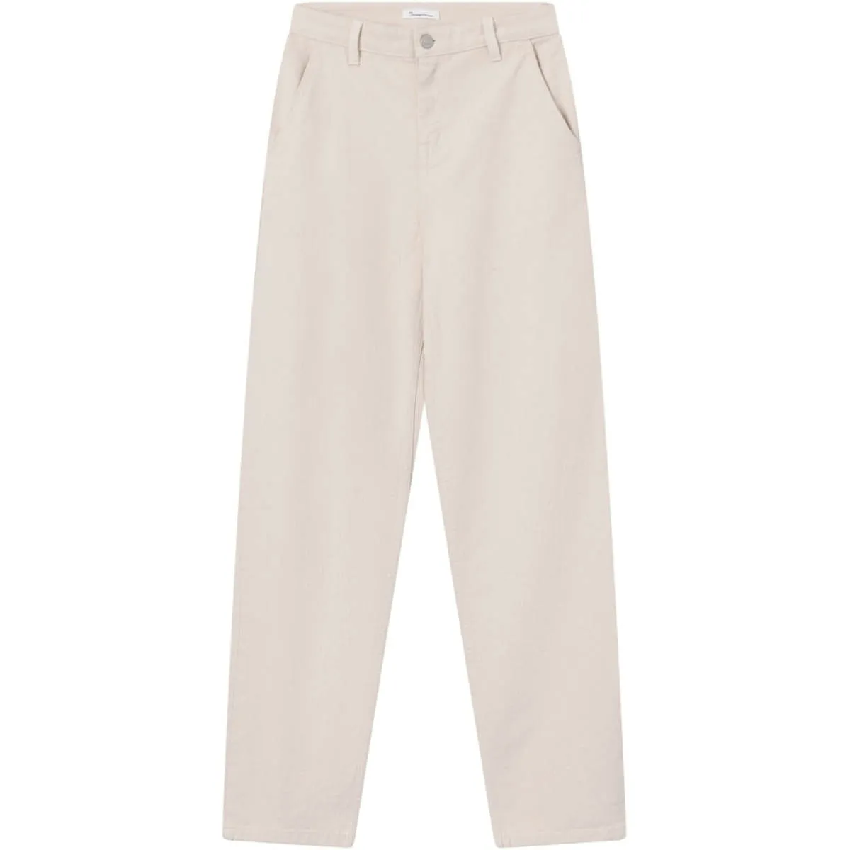 Calla mid rise heavy twill workwear pant - Cream