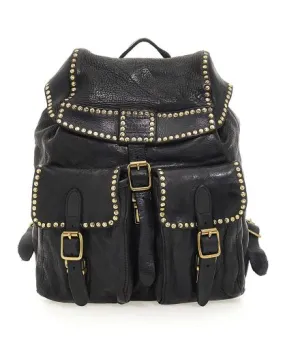 Campomaggi Kura Leather Studded Backpack | Jules B