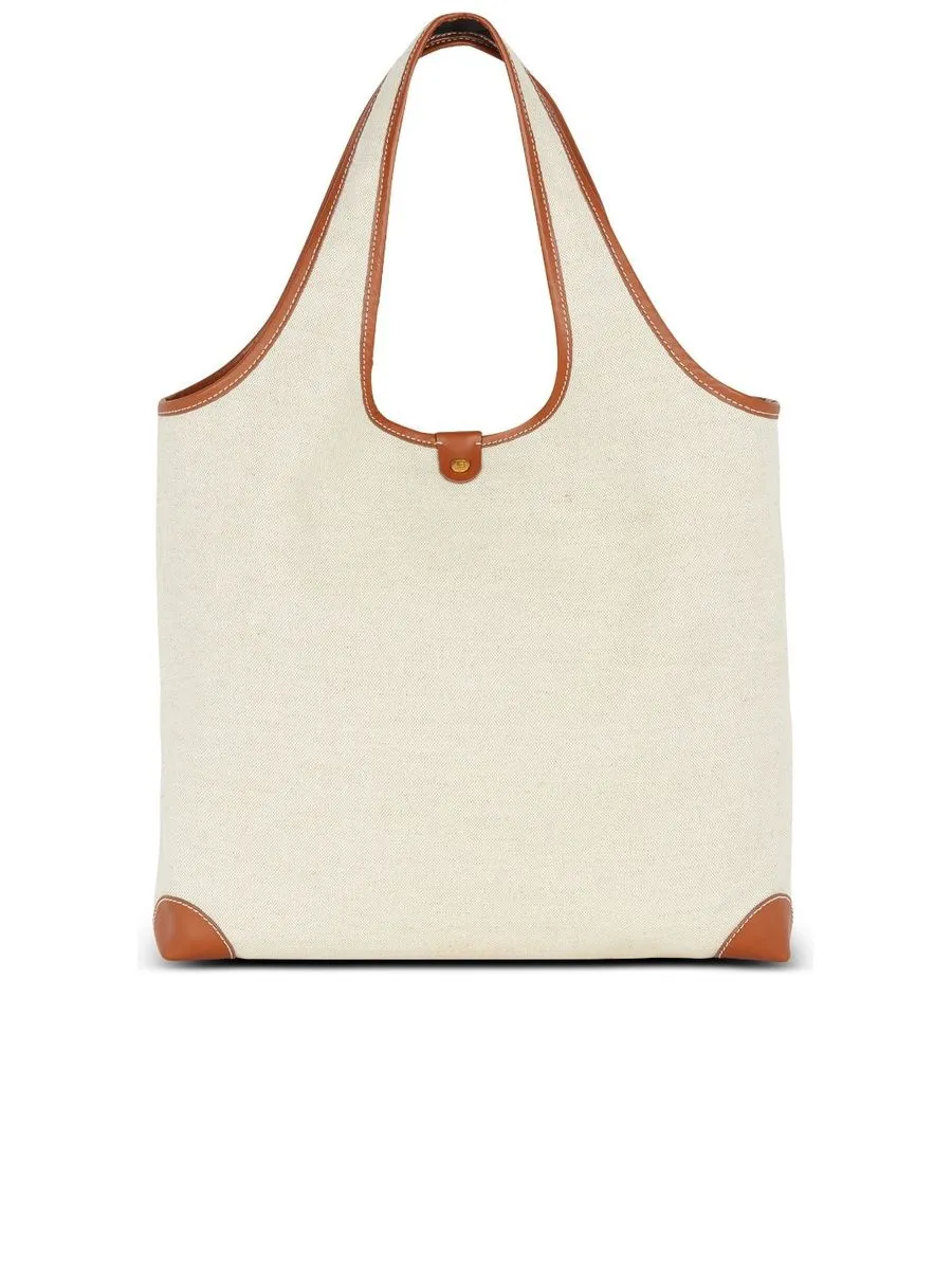 Canvas and Leather B-Army Grocery Bag