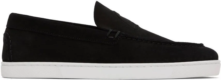 Christian Louboutin Black Varsiboat Sneakers