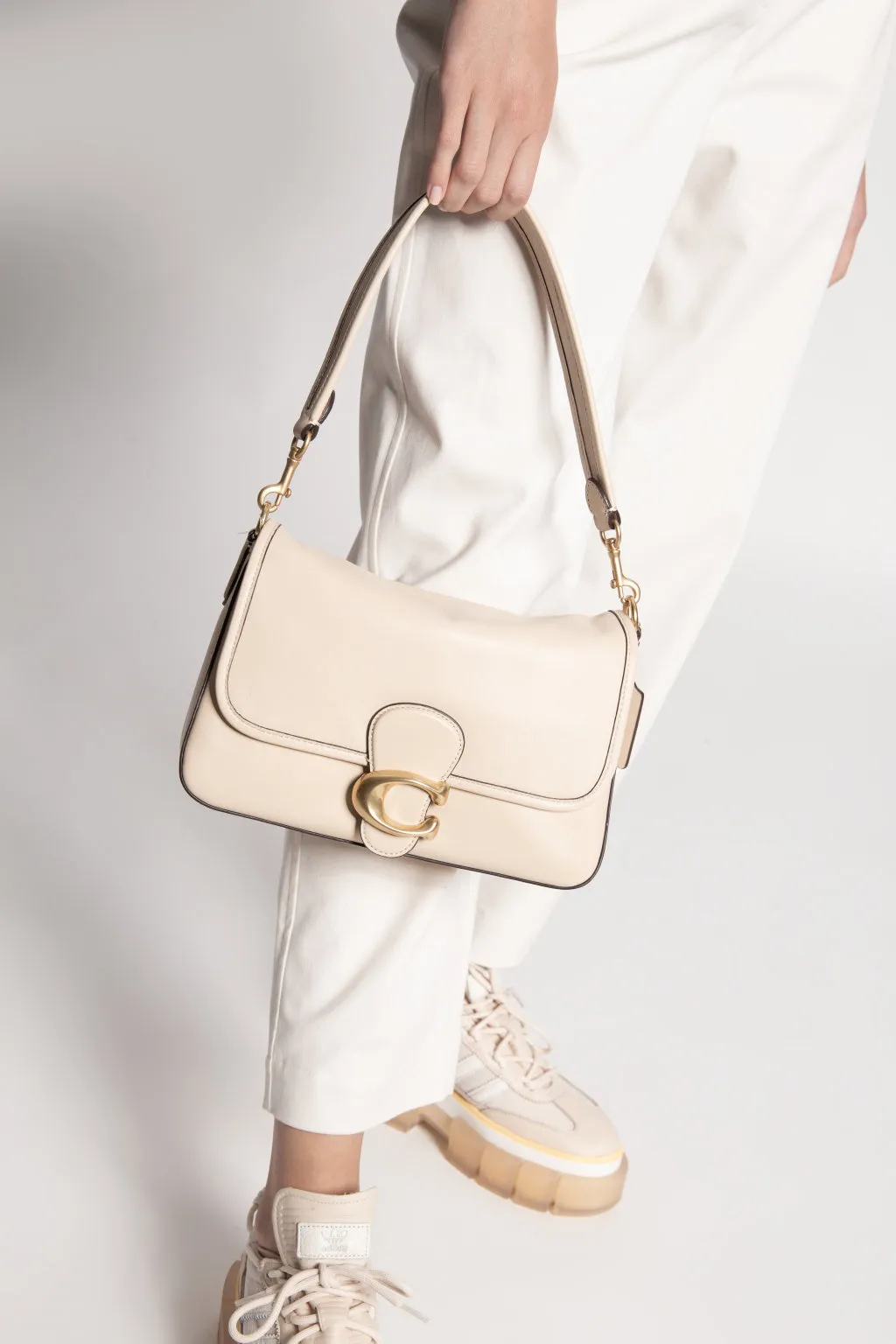 COACH CREAM ‘SOFT TABBY’ SHOULDER BAG