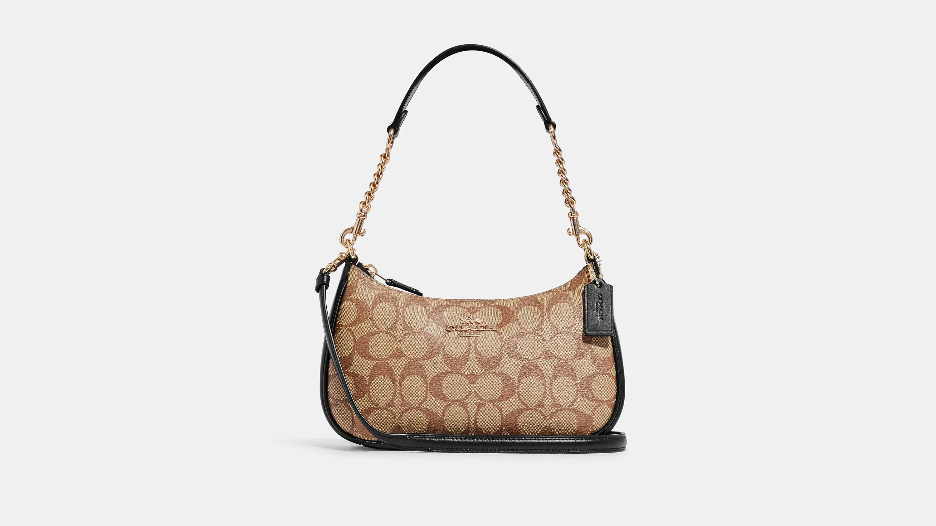 Coach Teri Shoulder Bag In Signature Canvas