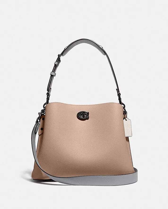 Coach Willow Shoulder Bag ( colorblock )