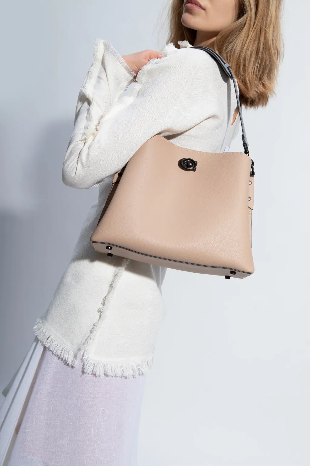 Coach Willow Shoulder Bag ( colorblock )