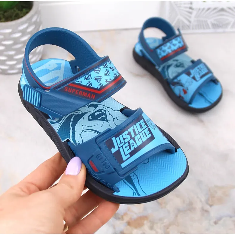 Comfortable boys sandals scented blue Superman Zaxy JJ385009