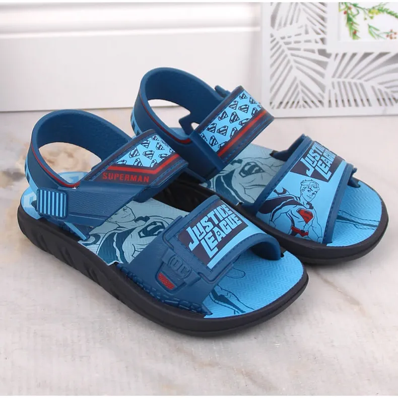 Comfortable boys sandals scented blue Superman Zaxy JJ385009