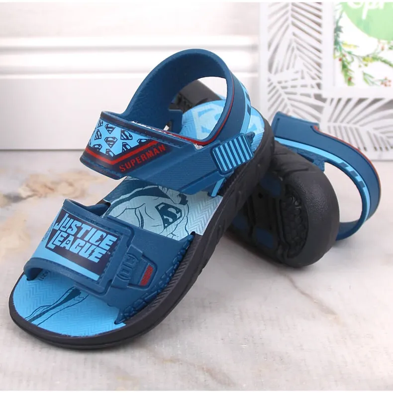 Comfortable boys sandals scented blue Superman Zaxy JJ385009