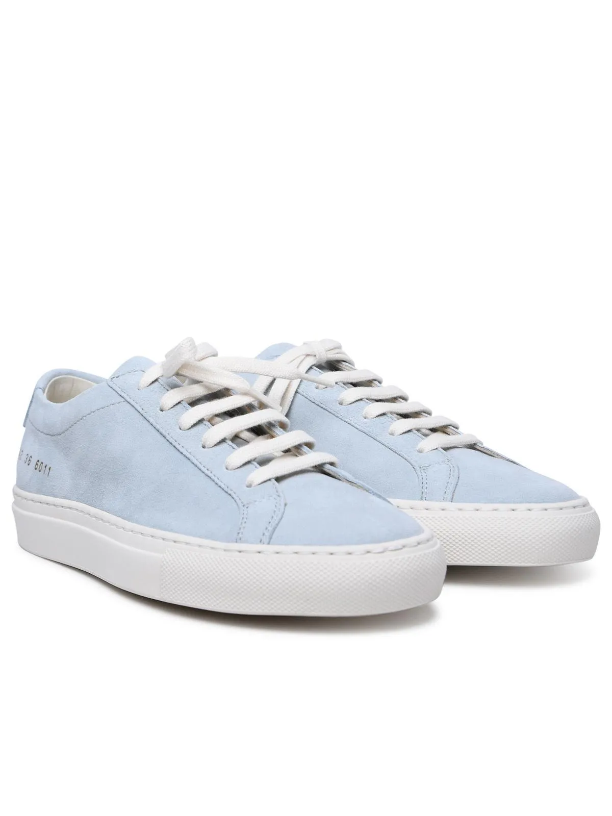 Common Projects    Common Projects 'Contrast Achilles' Baby Blue Suede Sneakers