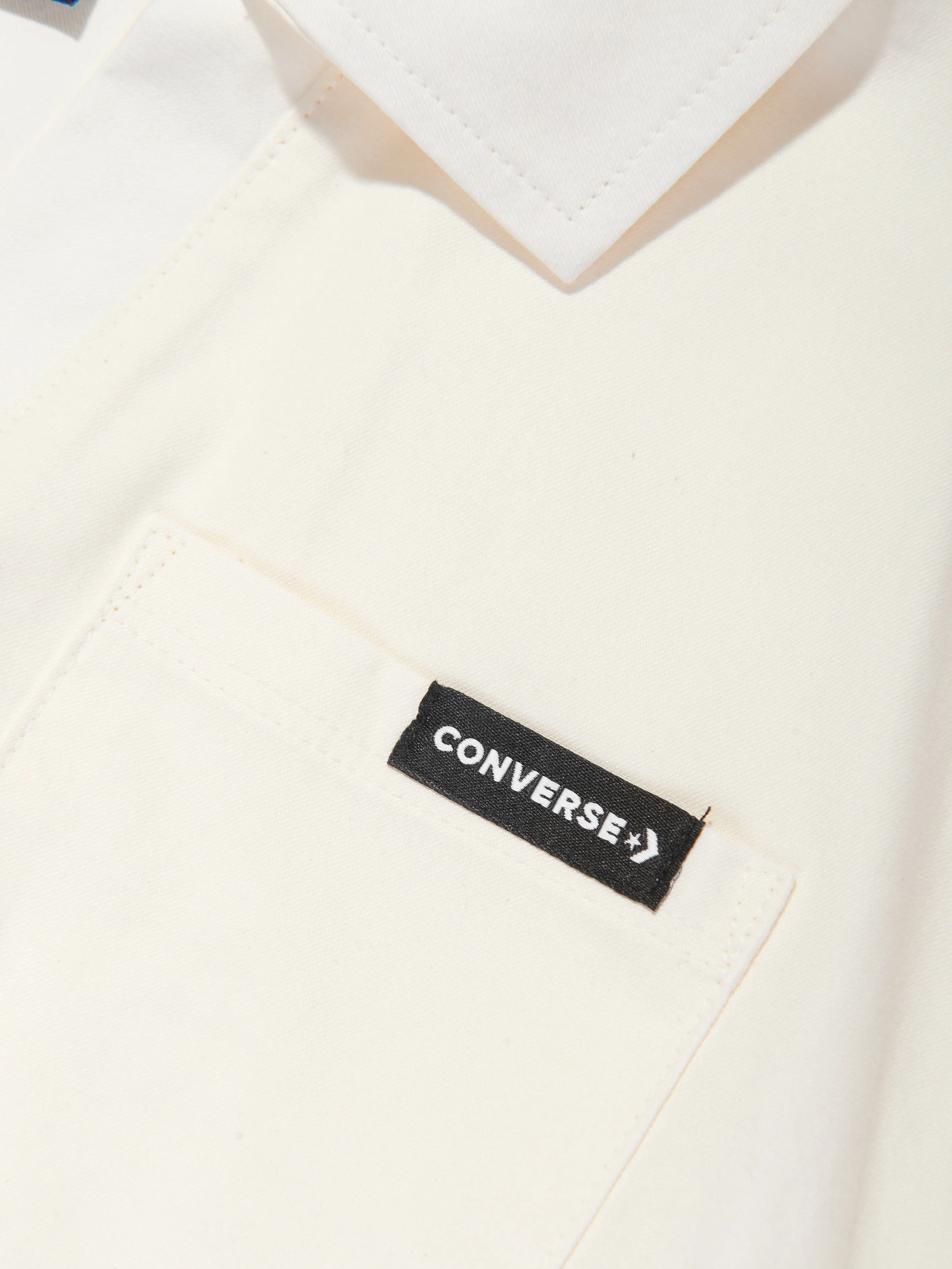 Converse Girls Dolman Pocket Woven Top in Ivory