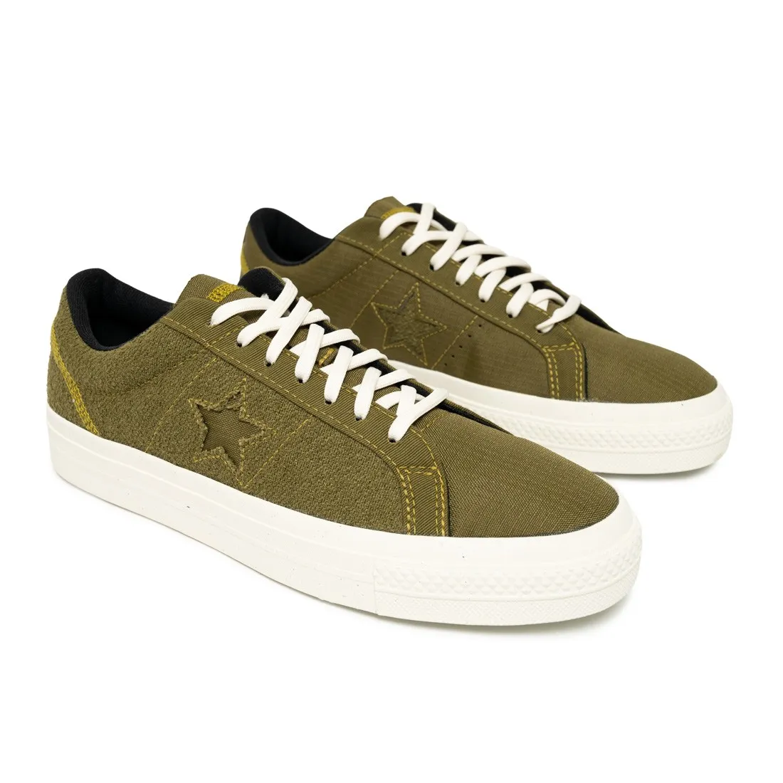 Converse Men One Star Ox (olive / dark moss / white)