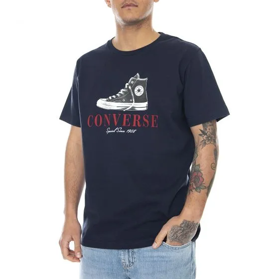 Converse Mens Chuck Archive 70 Poster Obsidian T-Shirt