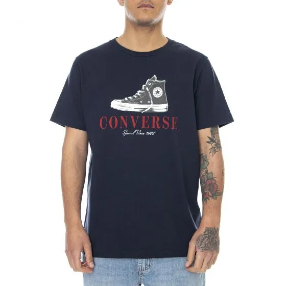 Converse Mens Chuck Archive 70 Poster Obsidian T-Shirt