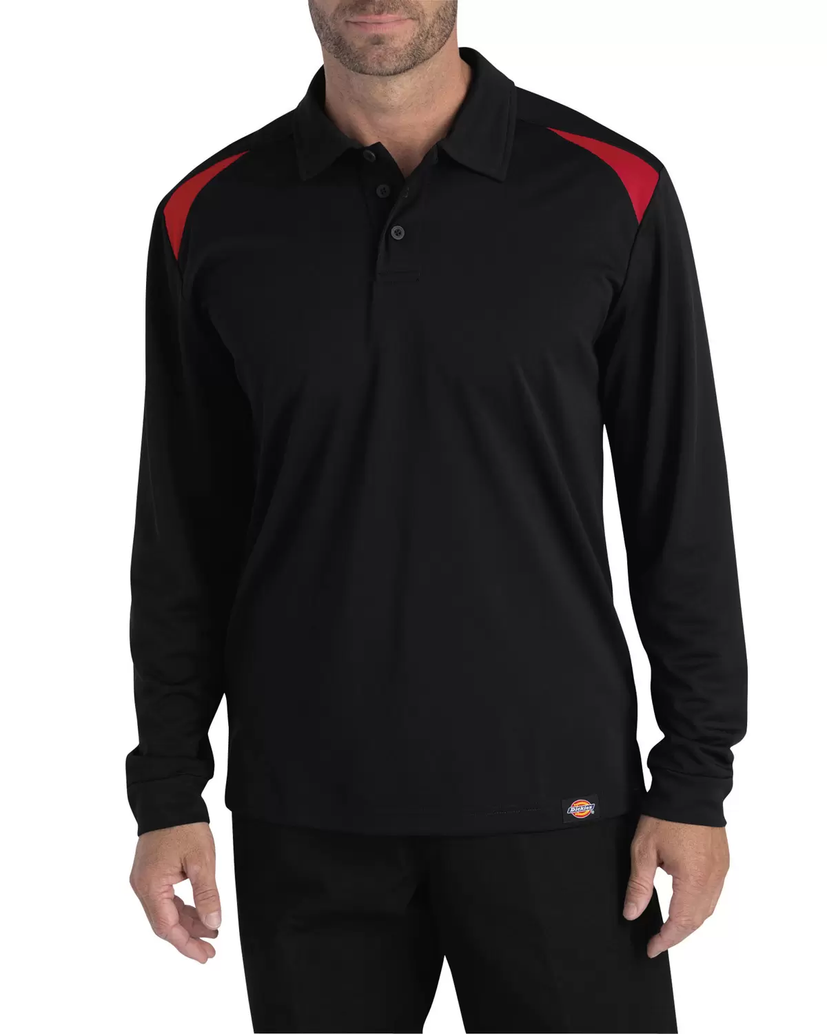 Dickies Workwear LL606 Men's Long-Sleeve Performance Polo SKU: LL606