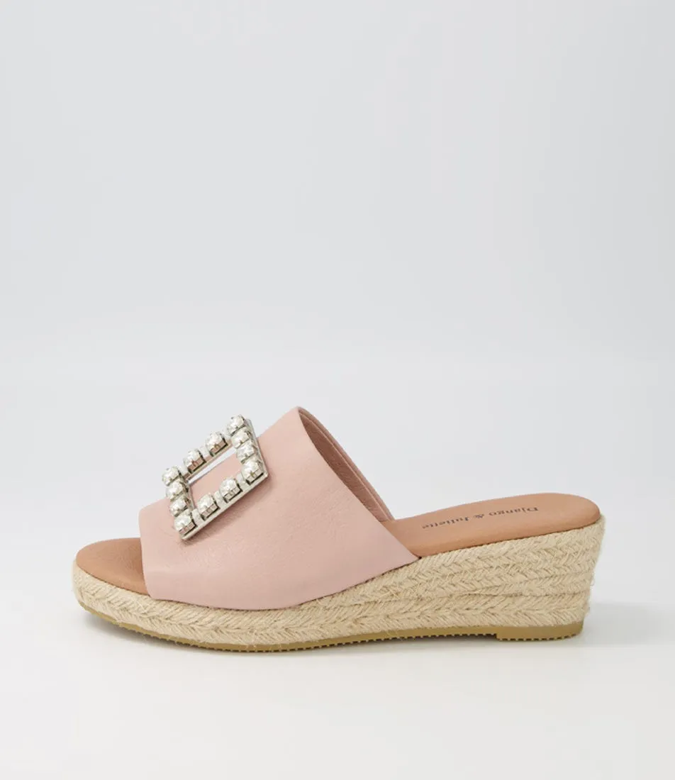 DJANGO & JULIETTE Samella Rose Natural Rope Leather Sandals