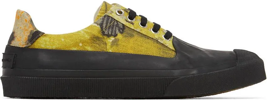 Dries Van Noten Multicolor Floral Canvas Low-Top Sneakers