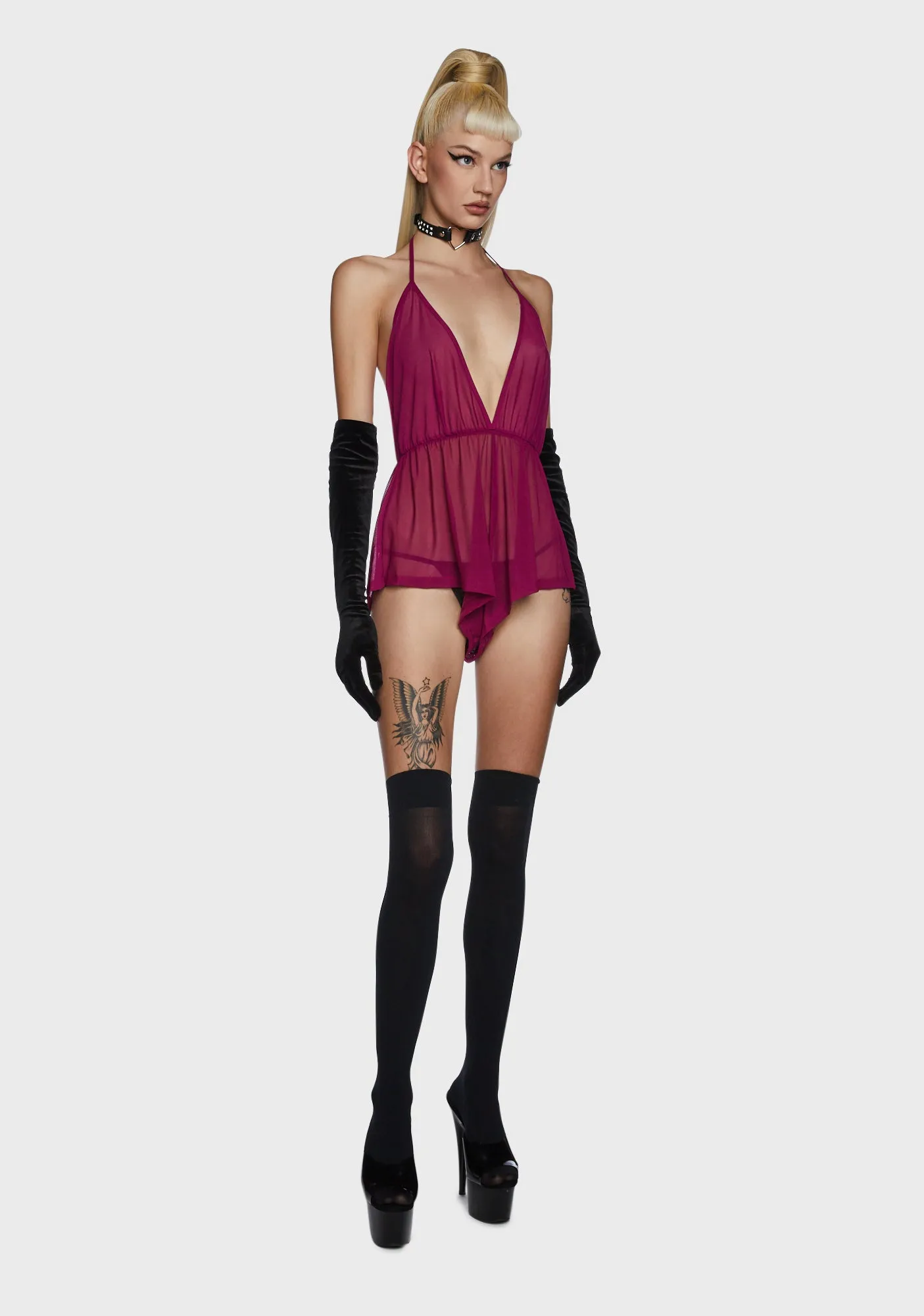 Drifting Memories Sheer Romper-