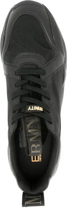 Ea7 Emporio Ar i panelled low-top sneakers Black