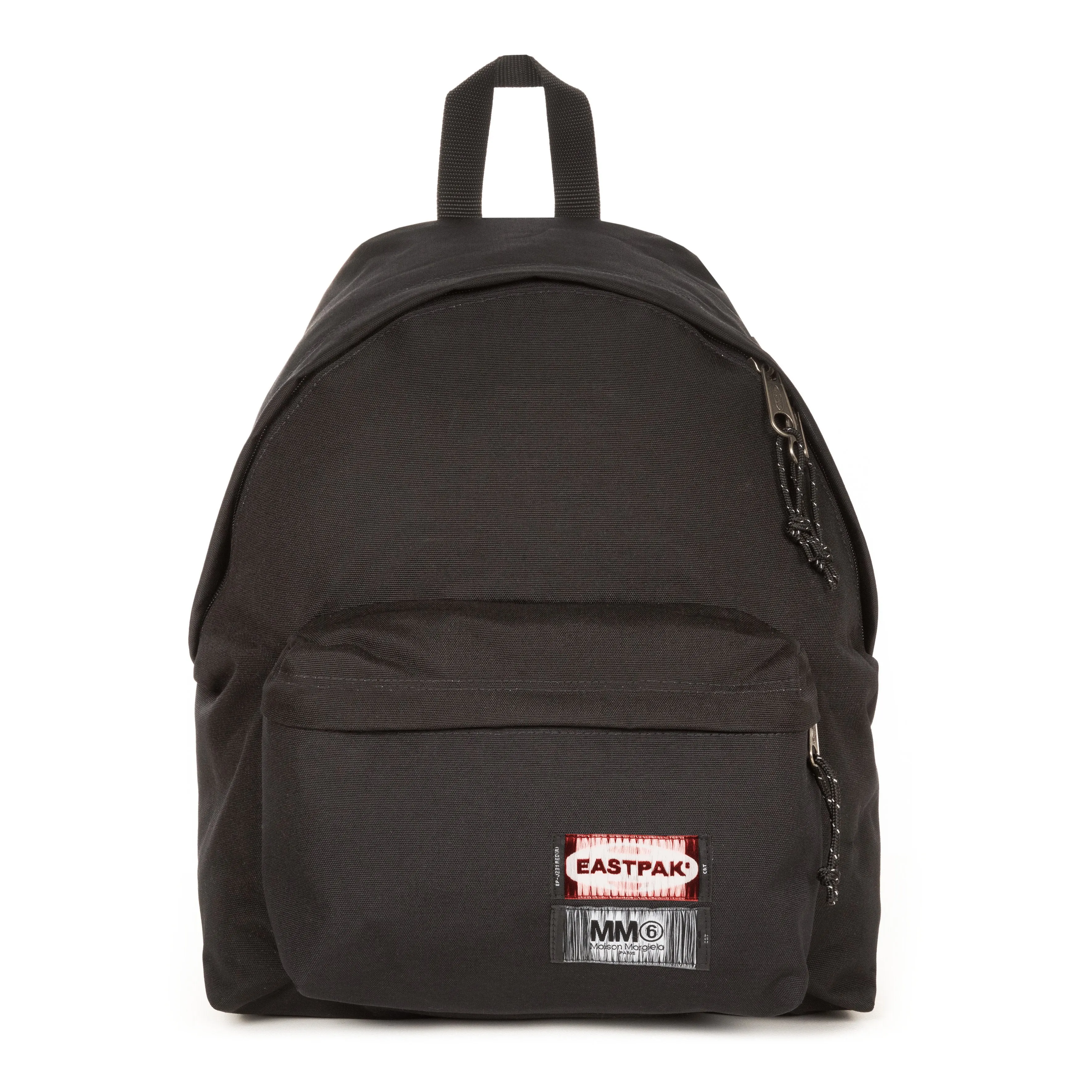 eastpak x mm6 padded reversible backpack (black)