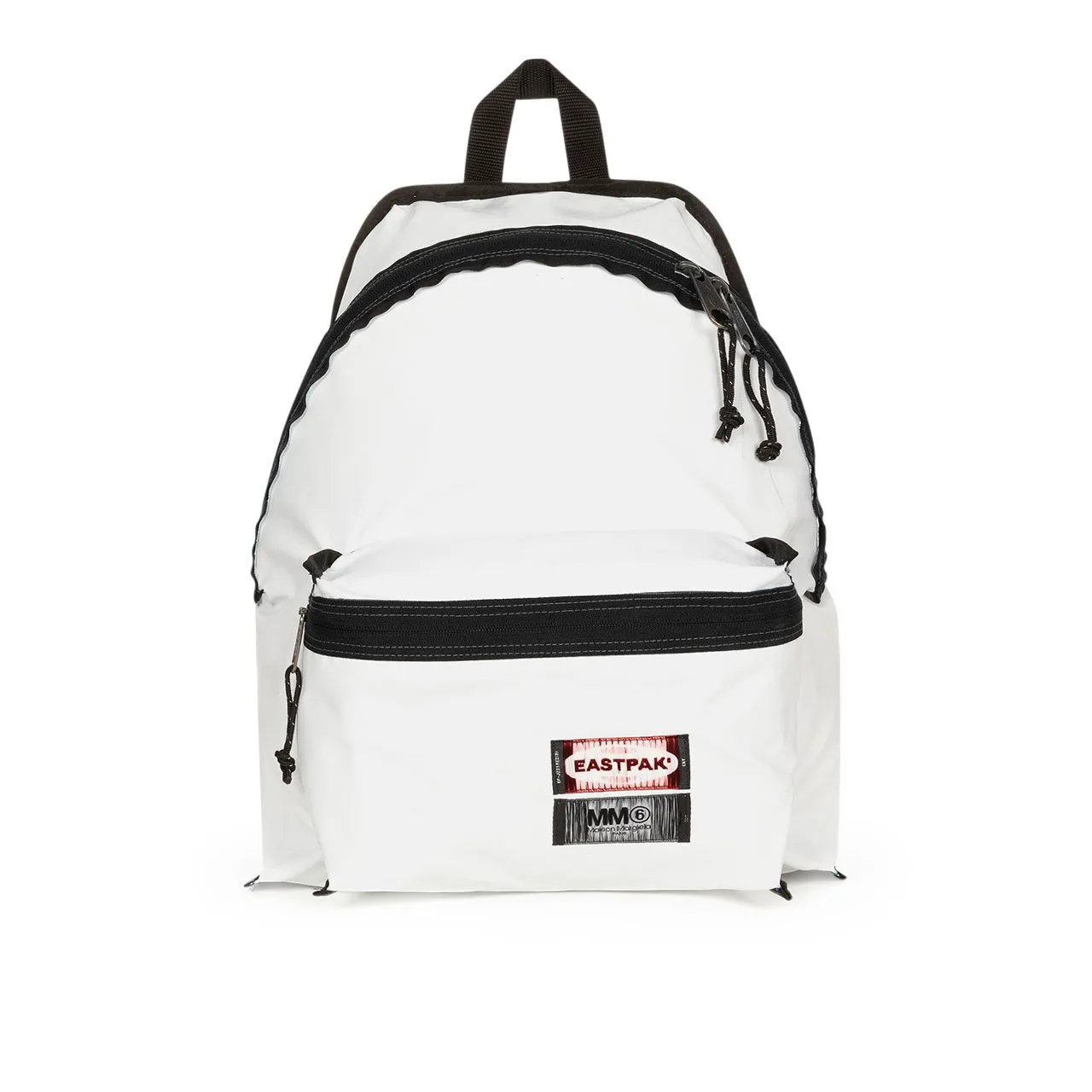 eastpak x mm6 padded reversible backpack (black)