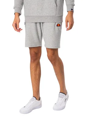 Ellesse Noli Fleece Sweat Shorts - Grey Marl