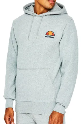 Ellesse Toce Logo Overhead Hoodie Grey Marl